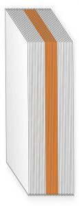 Počet stran knihy, kombinovaný tisk